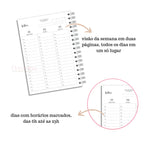 Agenda Planner 2026 Arco-Íris