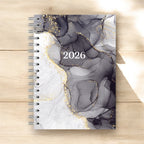 Agenda Planner 2026 Black Sereno