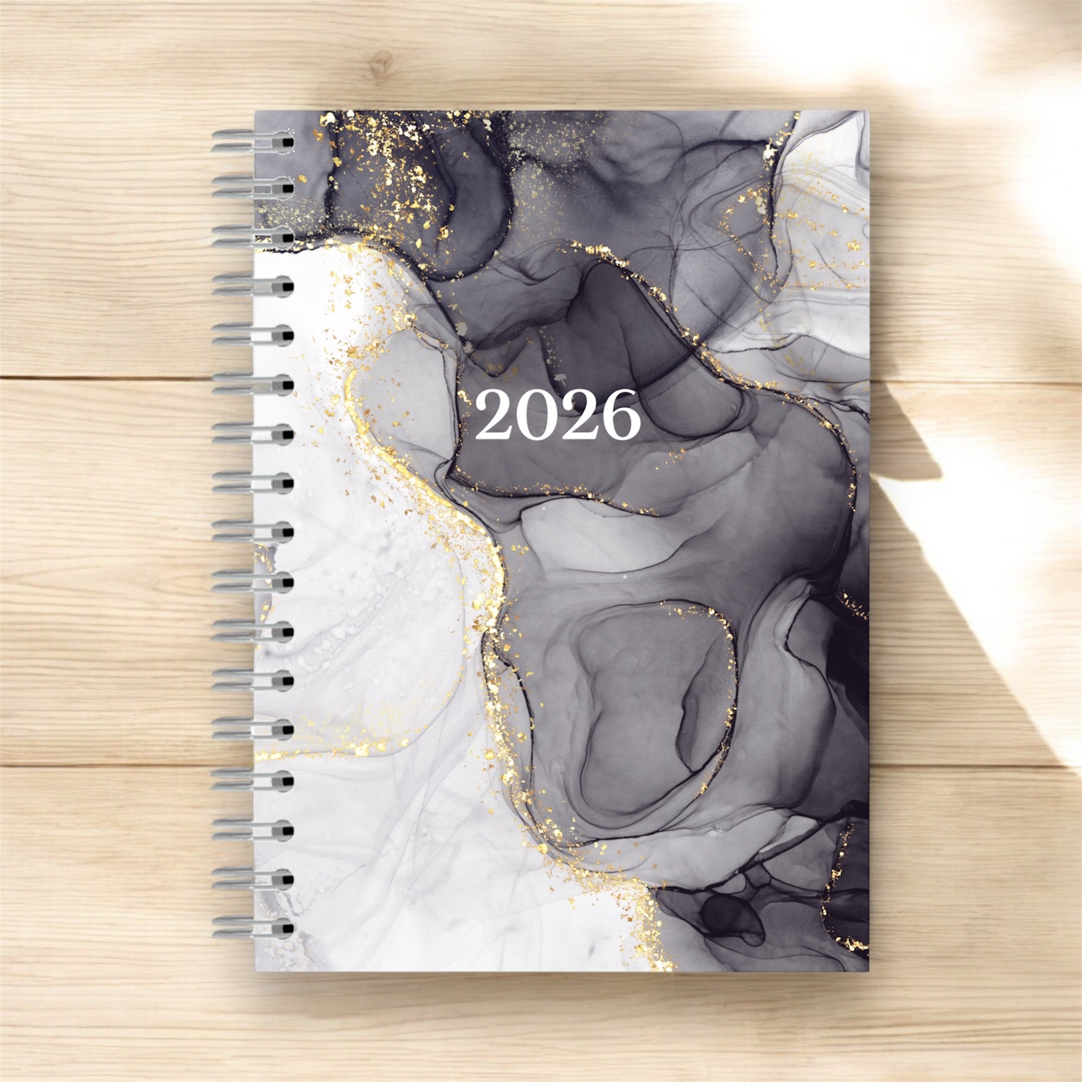 Agenda Planner 2026 Black Sereno
