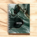 Agenda Planner 2026 Verde Militar