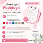 Ficha de Anamnese para Podologia em PDF – Arquivo Digital para Imprimir (Tamanho A4)