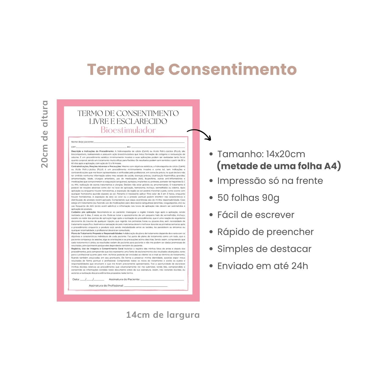 Termo de Consentimento Bioestimulador