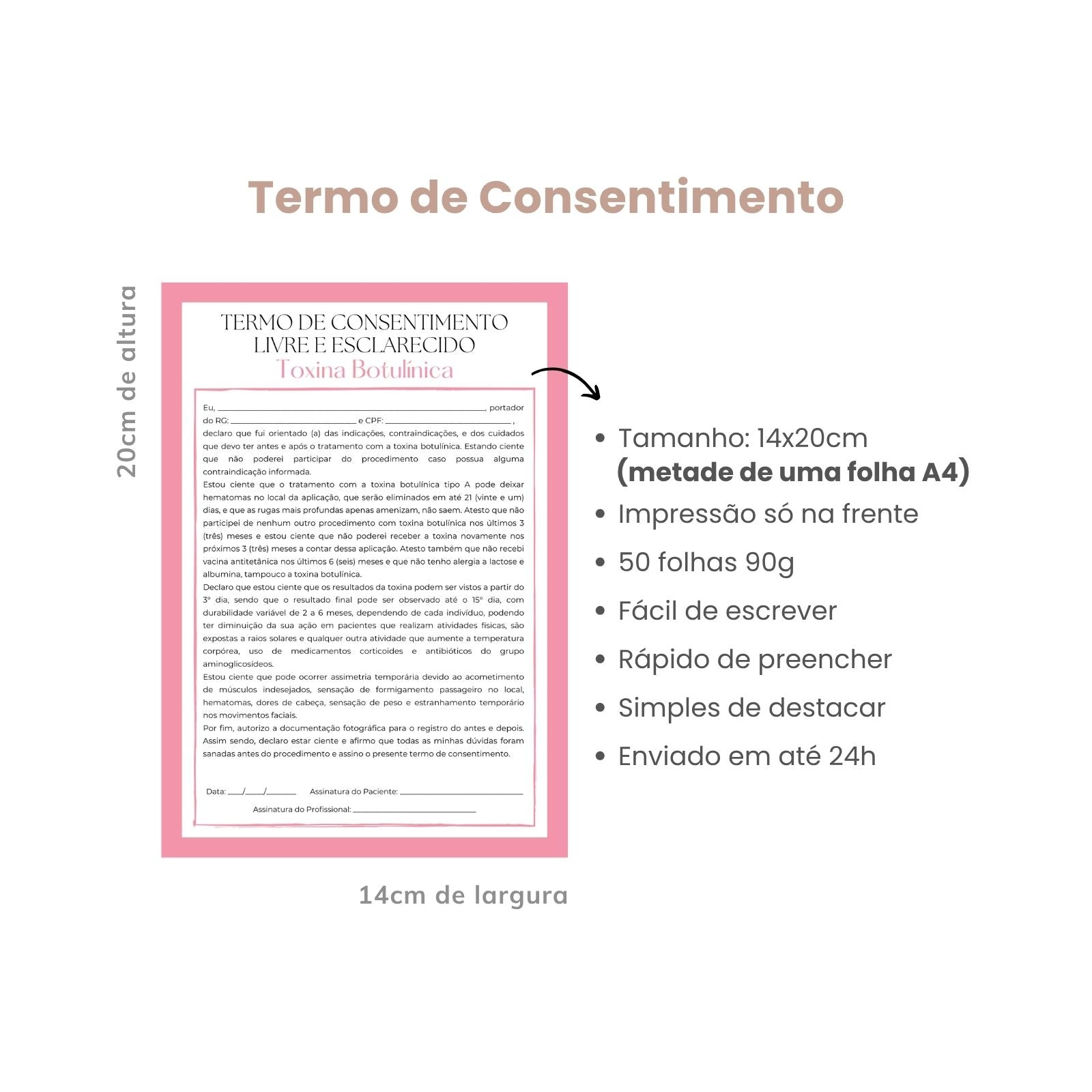 Termo de Consentimento Toxina Botulínica