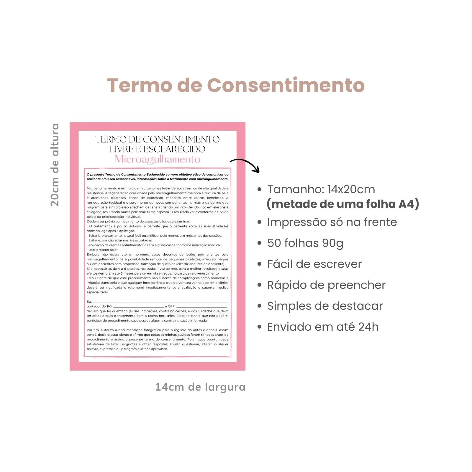 Termo de Consentimento Microagulhamento