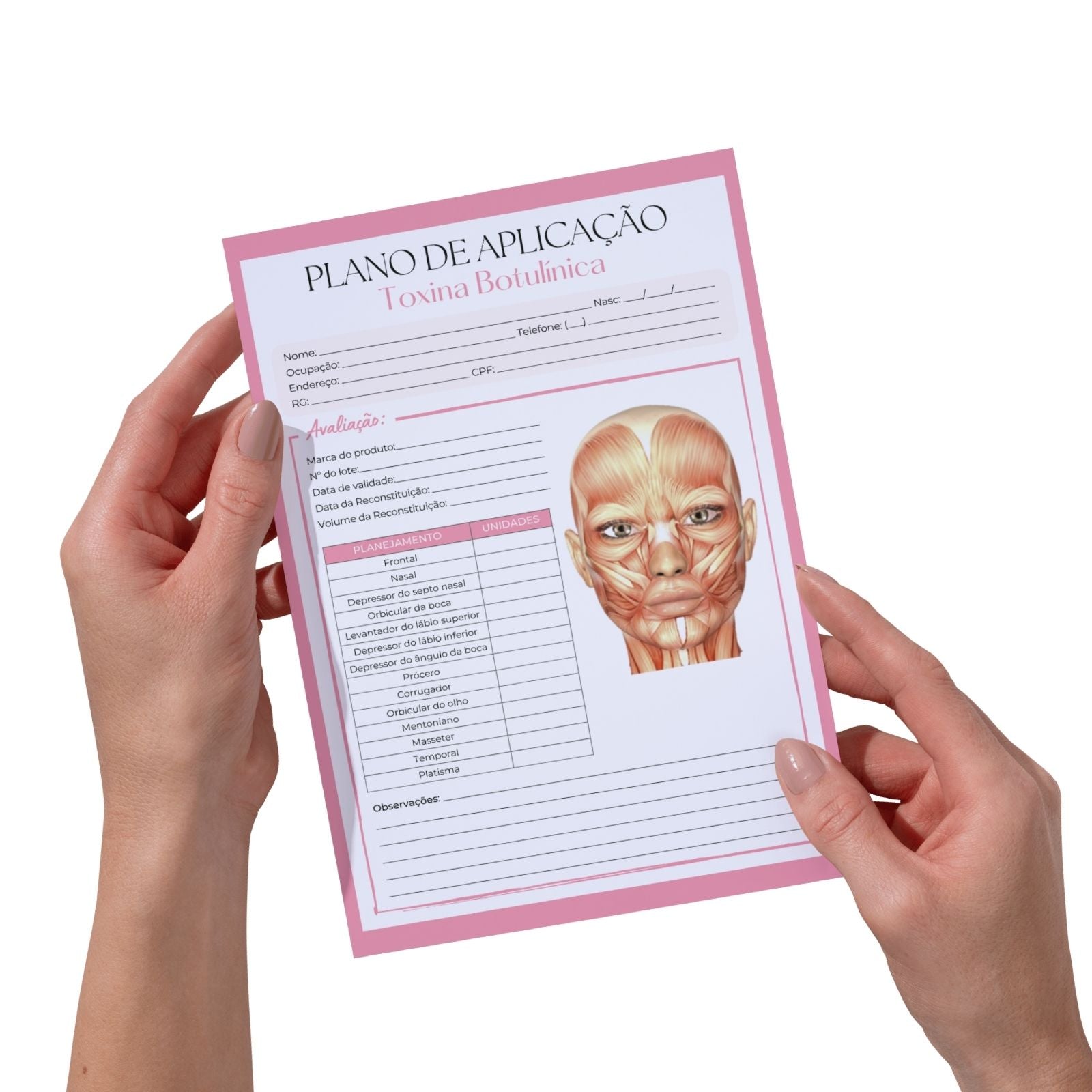 Plano de Aplicação Botox Profissional