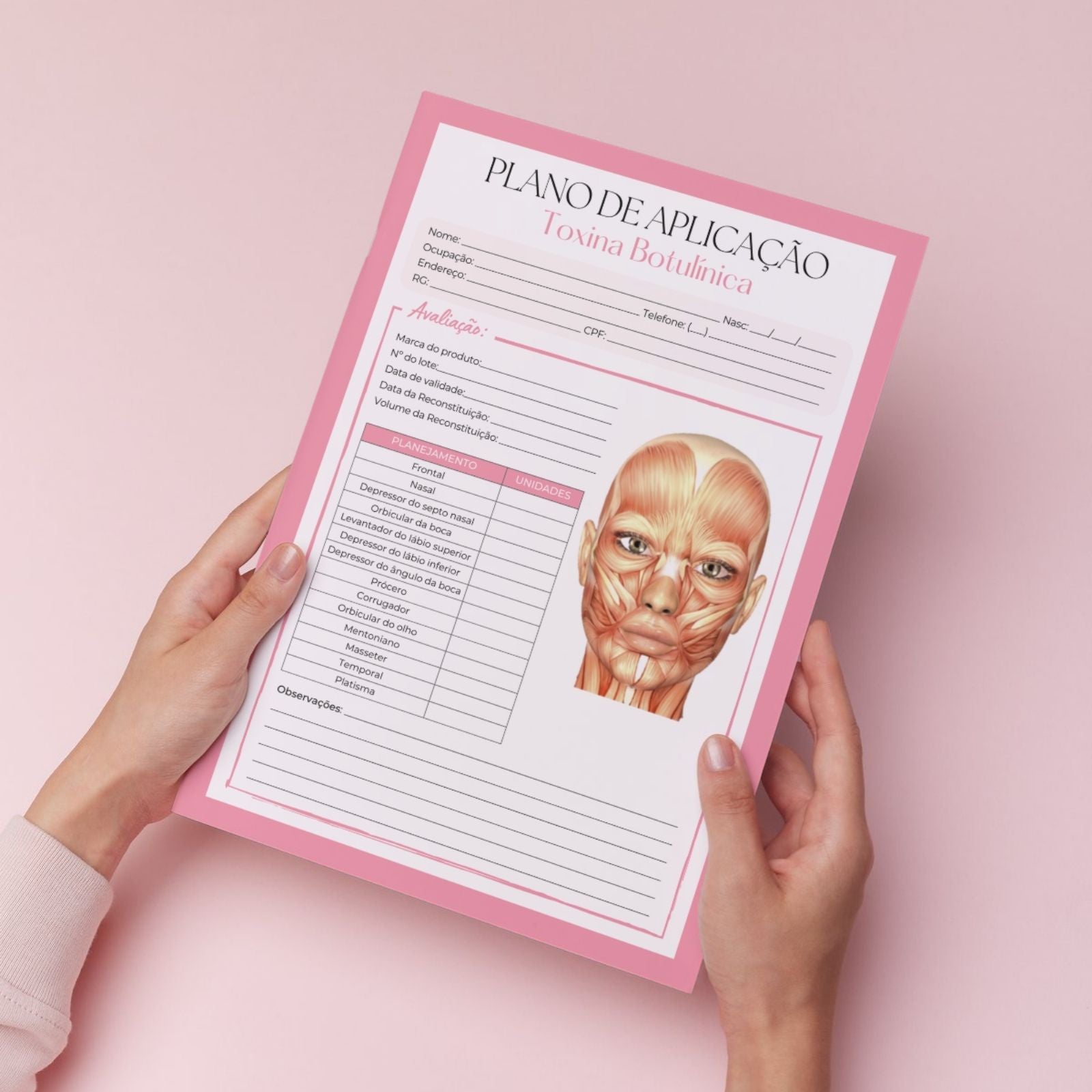 Plano de Aplicação Botox Profissional