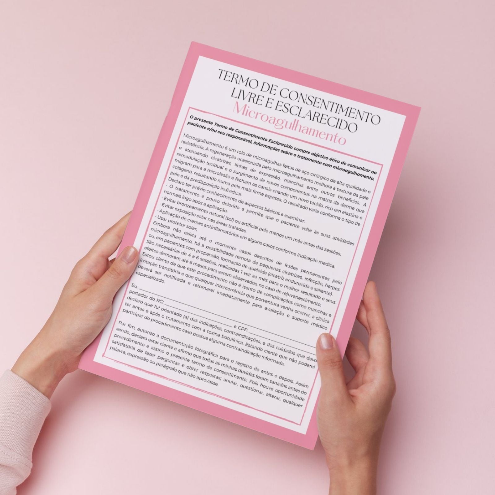 Termo de Consentimento Microagulhamento